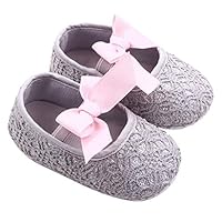 GOTD Glitter Baby Shoes Sneaker Anti-slip Soft Sole Toddler Prewalker (US 2.5, 0~6 Month , Gray ) by Goodtrade8