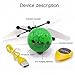 Slepwel UFO Flying Ball Magic led Light with Remote (Green)