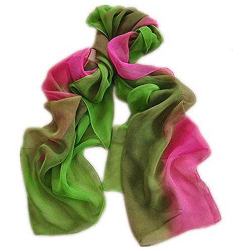 Gradient Colors Chiffon Scarves - Sun Protection, Cycling, Beach Towels …