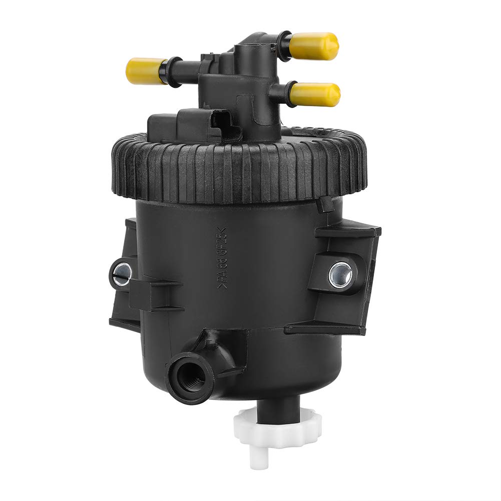 Keenso Fuel Filter Housing 190165, Black Plastic Fuel Filter 10.5cm / 4.1in (Larger) 8.5cm / 3.3in (Small) for BERLINGO XSA-RA 206 306 307 2.0 HDI