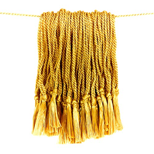 Tassel Depot  2-Inch Floss Bookmark Tassel with 4-Inch Cord Loop, 100-Piece, Copper