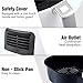 Kitchen Academy 5.8QT Digital Oil Free Air Fryer, White