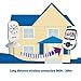 Video Baby Monitor with Camera and Infrared Night Vision, Two-Way Talkback, and Temperature Monitor - Long Range, Monitor Your Baby All Round The Clock,Include 2 Piece Outlet Protector … (2.4'')