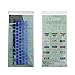 Litop® Blue Gradient Series Silicone Keyboard Cover Keyboard Skin for All MacBook Air 13