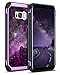 BENTOBEN Case for Samsung Galaxy S8, Case for Samsung S8, Heavy Duty Nebula Galaxy Stars Space Hybrid Soft TPU Hard PC Bumper Shockproof Full Body Protective Phone Case for Galaxy S8, Purple Nebula