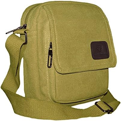 Small Bag Vintage Canvas Messenger Cross body Pack Organizer Crossover bag