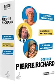 Coffret Pierre Richard - La Moutarde Me Monte Au Nez + Je Suis Timide Mais Je Me Soigne + Je Ne Sais Rien Mais Je Dirai Tout - Pack