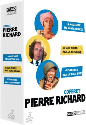 Coffret Pierre Richard - La Moutarde Me Monte Au Nez + Je Suis Timide Mais Je Me Soigne + Je Ne Sais Rien Mais Je Dirai Tout - Pack