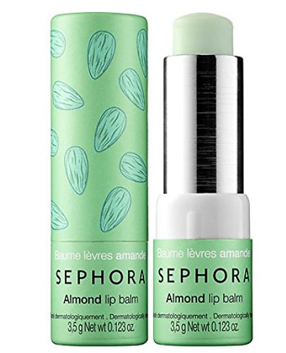 Sephora Collection Lip Balm Almond Clear Suppler Lips Nurtures and Moisturizes Sealed Full Size Authentic