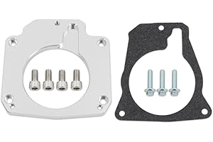 For LS2 LS3 For LH6 Throttle Body Adapter 551511XG CNC Machined Aluminum for 3-Bolt Throttle Body to 4-Bolt Intake Use