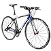 BEIOU 2016 Carbon Comfortable Bicycles 700C Road Bike LTWOO 210 Speed SRAM Brake Complete 18.3 lb Hybrid Bike Toray T800 Fiber CB0012B (White Blue, 520mm)thumb 2