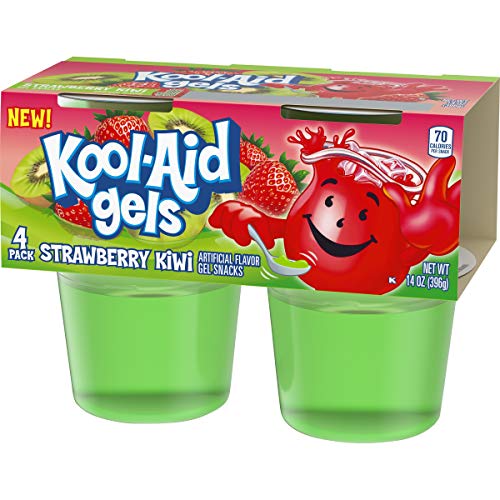 2 JELL+Kool+Aid+Strawberry+Kiwi+Gelatin