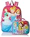 Disney Girls' Princeses Backpack Dare to Dream with Lunch Kit, Hot Pink/Pink