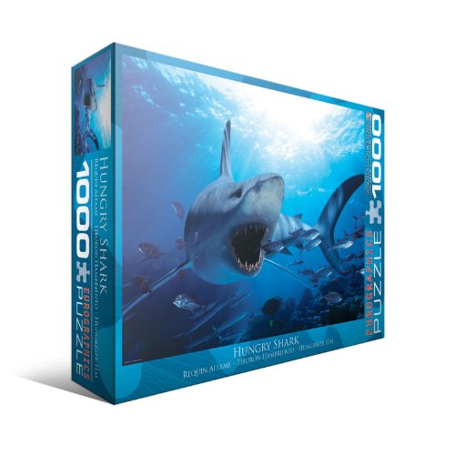 EuroGraphics Hungry Shark 1000 Piece Puzzle
