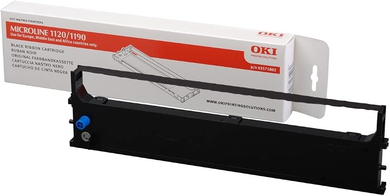 OKI Microline 1120 1190 Black Ink Ribbon 4 Million Characters 1 Pack