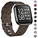 KIMILAR Woven Band Compatible with Fitbit Versa/Fitbit Versa 2/Fitbit Versa Lite Edition, Large Small Woven Fabric Breathable Men Women Versa Replacement Band for Versa Smartwatch