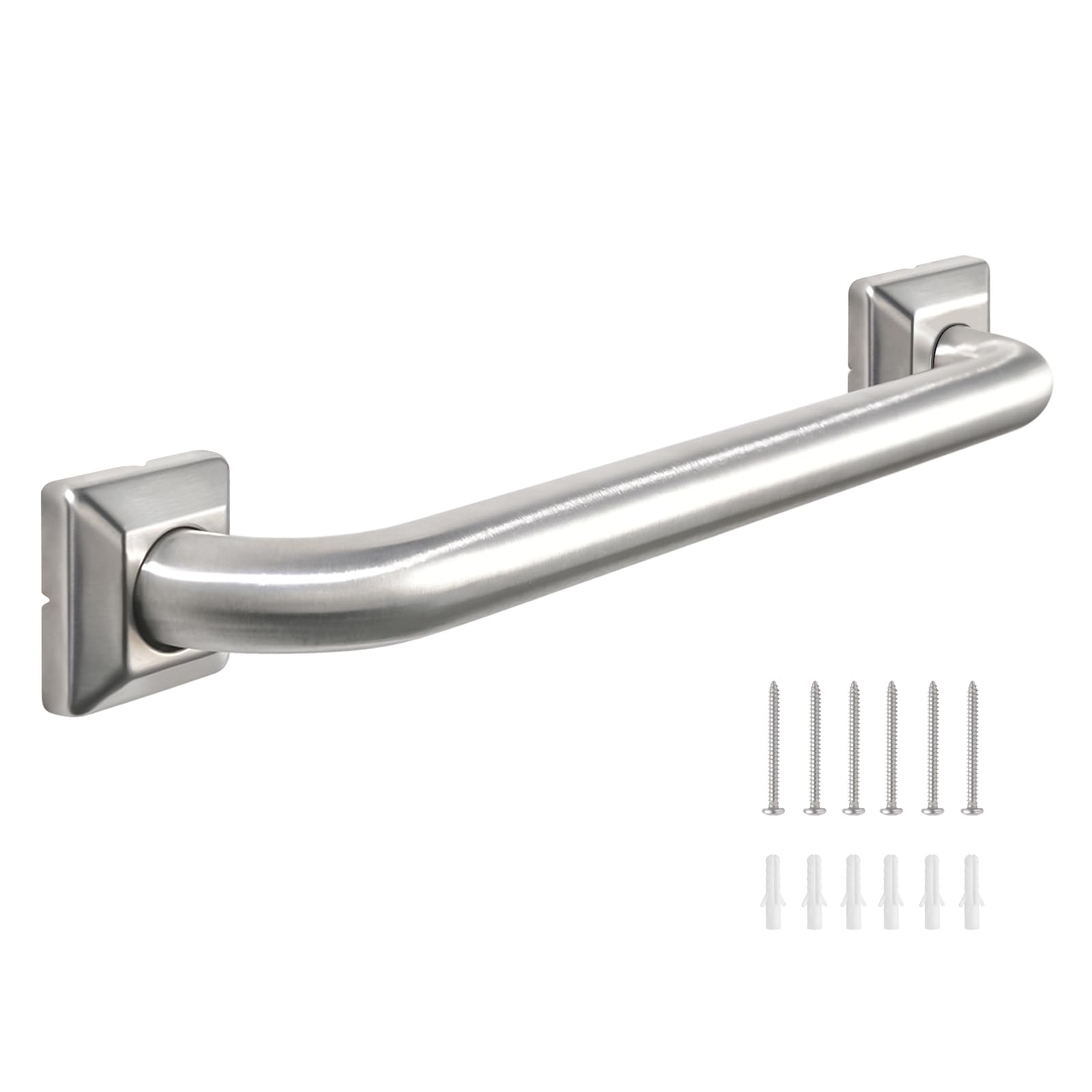 Photo 1 of Bathroom Grab Bars Stainless Steel Handrail ADA Compliant 500lbs bathtubs and Showers Toilet Handle Safety for Handicap, Elderly, Disabled, Injury (18 inches)