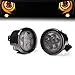 Xprite Jeep Wrangler JK JKU 14-18 Front Grille Smoke Lens Amber Led Turn Signal Lights Parking Lights