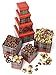 Plaid Tidings Holiday Gourmet Chocolate Tower – Assorted Candies, Unique Christmas Gift, Festive Desserts, Novelty Themed Sweetsthumb 3