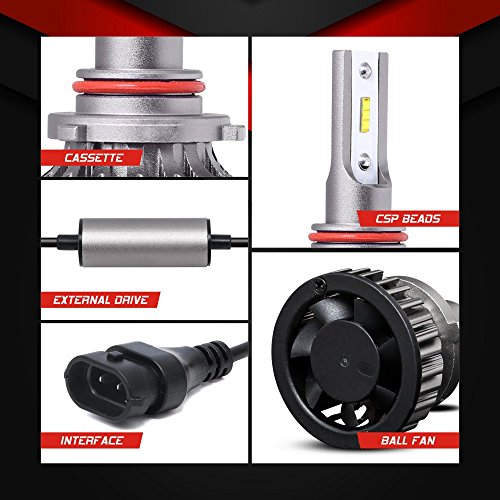 6 Aukee+Headlight+Lumens+Extremely+Conversion