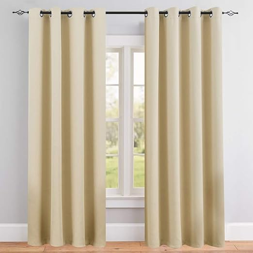 Amazon Com Vangao Room Darkening Curtain 95 Inches Length Window