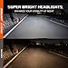 SEALIGHT Laxmas L2 9006/HB4 LED Headlight Bulbs, Ultra-thin, 360-degree Illumination, 6000K Daylight Effect, 200% Brightness, Pack of 2
