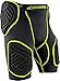 CHAMPRO mens 5-Pad Football Bull Rush 5 Pad Girdle, Black, Medium US