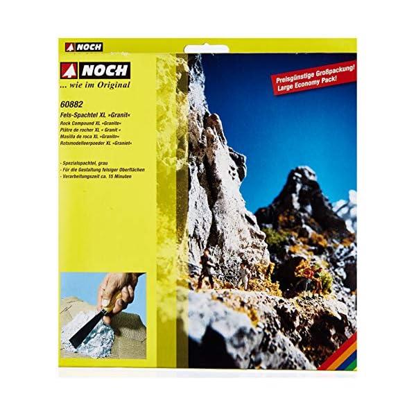 60882 Felsspachtel XL Granit, grau, 1000 g – Bild 5