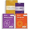 AMA CPT Book, ICD-10 Code Book, HCPCS Book - 2023 Physician Bundle by AAPC
