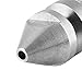 Sewer Jetter Nozzle Stainless Steel SS304 Drain Cleaning Nozzle Sewer Jetter Nozzle with 8 Backward Holes for Pressure Washer 3/8'' BSP Male Thread