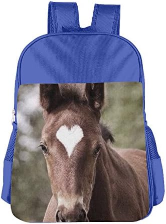 Heart Horse School Backpack For Girls Boys Cute Bookbag Outdoor Daypack