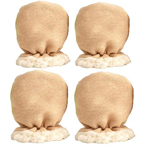 Paladoo Baby Mittens Sherpa Lined Fleece Winter (0-6,6-12 Months 2 pair)