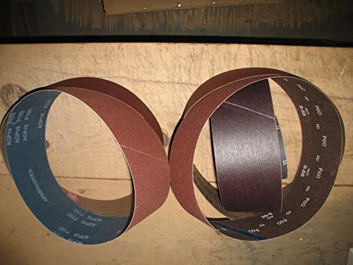 Econaway Abrasives 4X36" Five Piece Abrasive Belt Assortment.