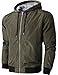 Hat and Beyond WV Mens Hooded Lightweight Two Tone Windbreaker Lightweight Slim Fit Casual Zip up Jacket