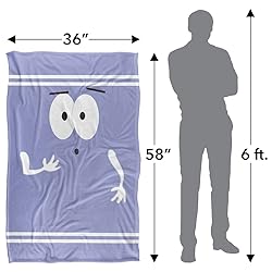 South Park Towelie Surprised Silky Touch Super Soft