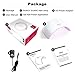 SUNUV LED UV Light for Nails, UV Dryer for Gel Polish Nail Lamp with Sensor 2 Timers SUN9C White Gift for Women Girls