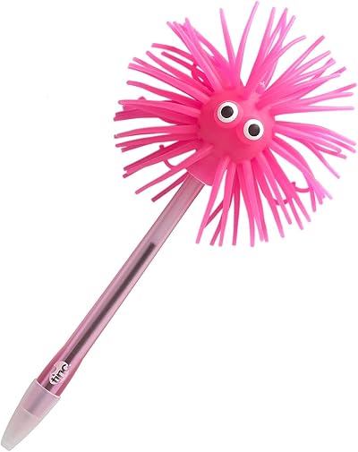 Tinc Kids Novelty Pen Pink with Light Up Topper and LID