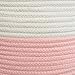 Solaya Tall Pink Cotton Rope Basket Storage 16