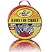 Pennzoil Jumper Cable 4 Gauge 12 Foot 500A Heavy Duty Battery Booster for Most Cars Trucks Vans SUVs - Includes Handy Travel/Storage Bag