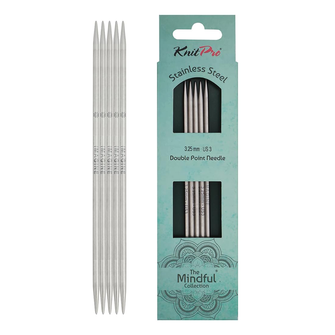 KnitPro The Mindful Collection Double Pointed Needles 8" (20cm) | Size 3.25mm — image 1