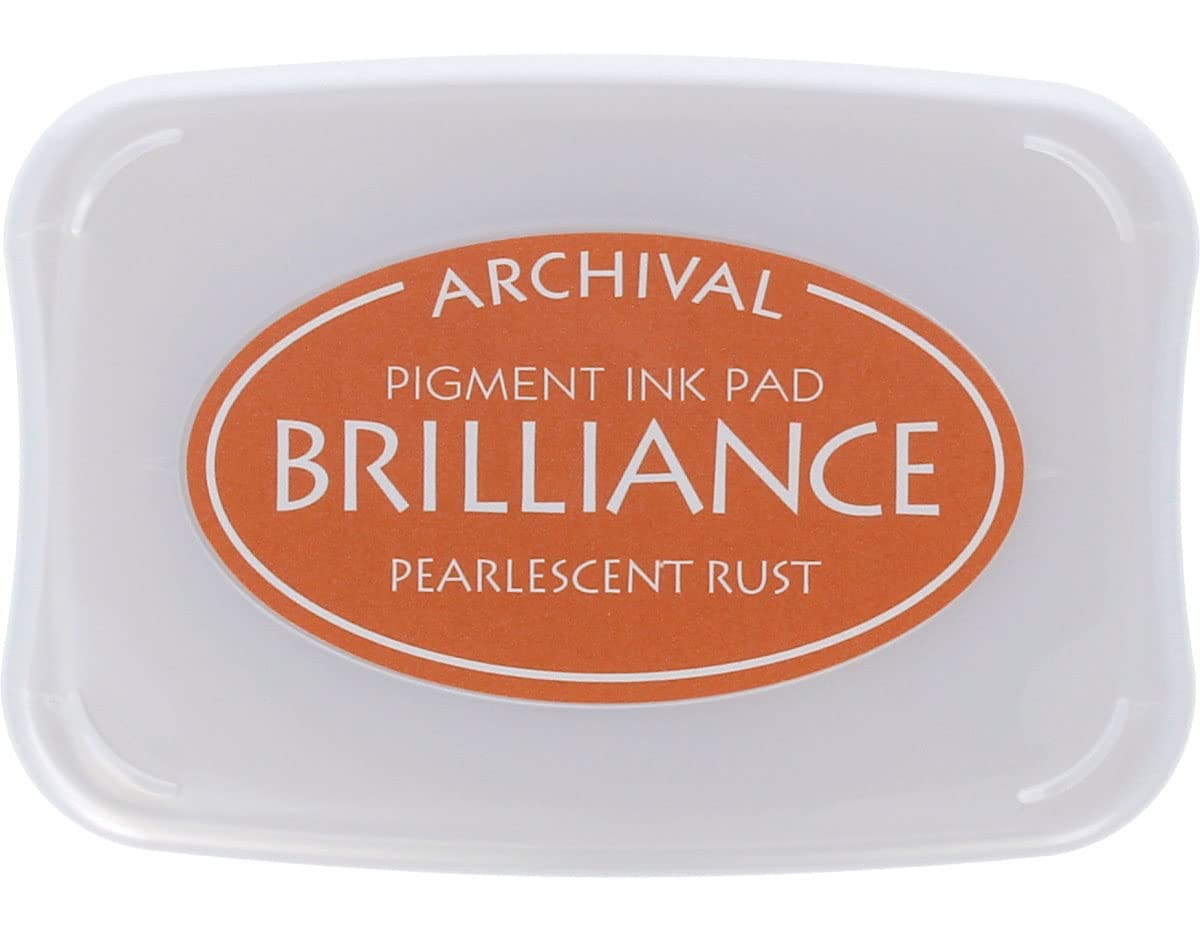 Tsukineko Brilliance Ink Pad, Pearlescent Rust,BIP61 — image 1