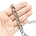 Metal Pet Car Safety Seat Belt Durable Stainless Steel Dog Chain Leash Silver Vehicle Seat Belt for Dogs Cats