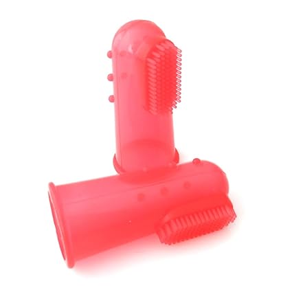 WANGLAI - Cepillo de Dientes para Mascotas (Silicona, no Tóxico)