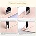 Citian 4pcs Alloy Stainless Steel Leather Craft Diamond Chisel Hole Punch Set for DIY Leather Crafting Precision 4mm & 1/2/4/6 Prong