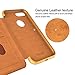 iPhone 7 Plus Case, TORUBIA Genuine Leather Wallet Card Slot Holder Flip Book Design Classic Minimalist Style Lightweight Ultra Thin Slim Fit Full Body Protective Cover Case for iPhone 7 Plus - Brown