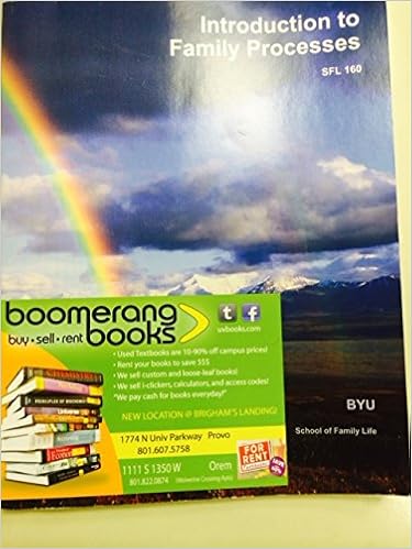 Introduction To Family Processes Byu Custom Amazoncom Books - 