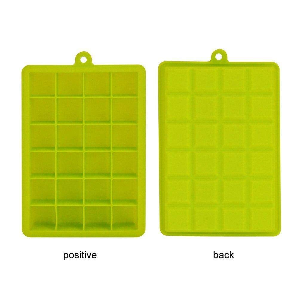 APS Set di 2 stampi per cubetti di ghiaccio con coperchio trasparente