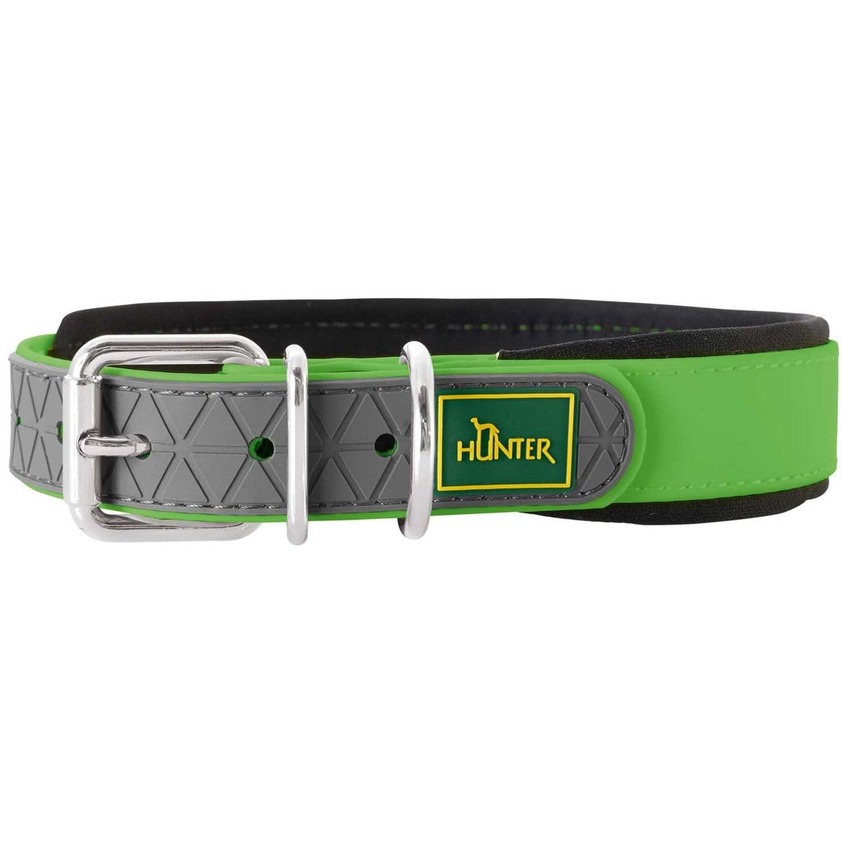 HUNTER Convenience Comfort Dog Collar Plastic Material Neoprene 45 S-M Apple Green