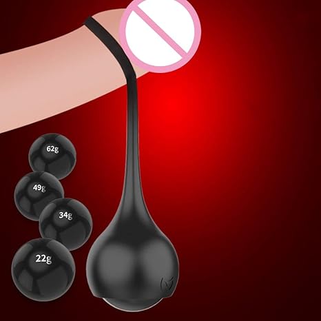 4 STÜCKE Männlichen Penis Hantel Cock Ring Verzögerung Anhaltende Verbesserung Hart Eichel Trainer Ball