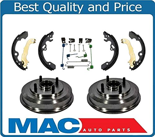 image for Mac Auto Parts Rear Drums Wheel Bearings Brake Shoes and Hardware for 